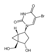 5-bromo-1-((1S,2S,4S,5R)-4-hydroxy-5-(hydroxymethyl)bicyclo[3.1.0]hexan-2-yl)pyrimidine-2,4(1H,3H)-dione_391679-33-7