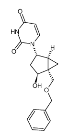 (1S,2S,4S,5R)-1-{4-hydroxy-5-[(phenylmethoxy)methyl]bicyclo[3.1.0]hex-2-yl}-1,3-dihydropyrimidine-2,4-dione_391679-37-1