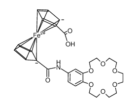 ferrocenecarboxylic acid-crown ether conjugate_391683-03-7