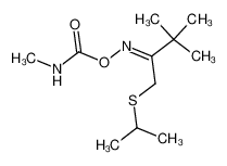 (Z)-1-(isopropylthio)-3,3-dimethylbutan-2-one O-methylcarbamoyl oxime_39184-20-8