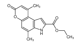 ethyl 4,9-dimethyl-7-oxo-3,7-dihydropyrano[3,2-e]indole-2-carboxylate_391872-12-1