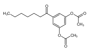 1-(3,5-diacetoxy-phenyl)-heptan-1-one_39192-52-4