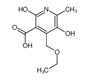 4-(ethoxymethyl)-5-hydroxy-6-methyl-2-oxo-1H-pyridine-3-carboxylic acid_39193-98-1