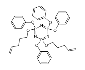 2,4-Bis-pent-4-enyloxy-2,4,6,6-tetraphenoxy-2λ5,4λ5,6λ5-[1,3,5,2,4,6]triazatriphosphinine_391943-28-5