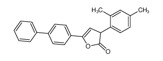 5-biphenyl-4-yl-3-(2,4-dimethyl-phenyl)-3H-furan-2-one_39206-89-8