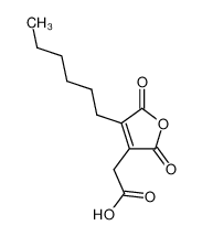 2-carboxymethyl-3-hexylmaleic acid anhydride_39212-21-0