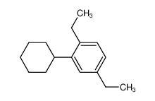 2-Cyclohexyl-1,4-diethylbenzol_39221-09-5