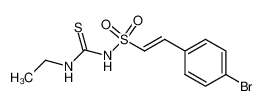 2-(4-bromo-phenyl)-ethenesulfonic acid (ethyl-thiocarbamoyl)-amide_39222-79-2