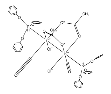 [Ir2(μ-O2CMe)2Cl2(CO)2(POPh3)2]_392233-21-5