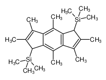(2,3,4,6,7,8-hexamethyl-1,5-dihydro-s-indacene-1,5-diyl)bis(trimethylsilane)_392245-58-8