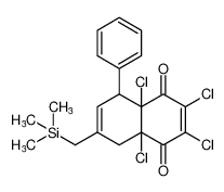 2,3,4a,8a-tetrachloro-5-phenyl-7-((trimethylsilyl)methyl)-4a,5,8,8a-tetrahydronaphthalene-1,4-dione_392251-07-9