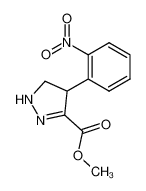 4-(2-nitro-phenyl)-4,5-dihydro-1H-pyrazole-3-carboxylic acid methyl ester_39228-19-8