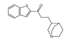 3-(1-Aza-bicyclo[2.2.2]oct-3-yl)-1-benzo[b]thiophen-2-yl-propan-1-one_392287-51-3