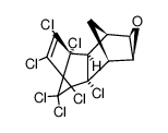 (1aS,2R,2aS,3R,6S,6aS,7R,7aR)-2a,3,4,5,6,9,9-heptachloro-1a,2,2a,3,6,6a,7,7a-octahydro-2,7:3,6-dimethanonaphtho[2,3-b]oxirene_39230-80-3