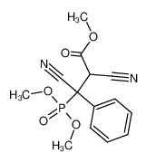 2,3-Dicyano-3-(dimethoxy-phosphoryl)-3-phenyl-propionic acid methyl ester_39233-18-6