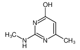 6-methyl-2-(methylamino)-1H-pyrimidin-4-one_39247-89-7