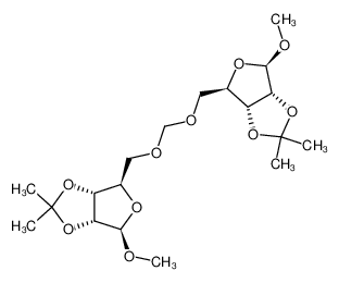bis(((3aR,4R,6R,6aR)-6-methoxy-2,2-dimethyltetrahydrofuro[3,4-d][1,3]dioxol-4-yl)methoxy)methane_39257-55-1