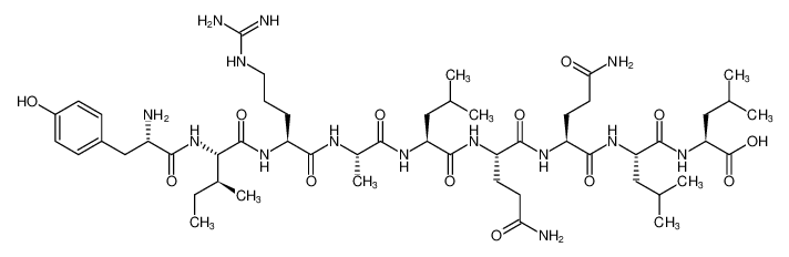 L-Leucine,L-tyrosyl-L-isoleucyl-L-arginyl-L-alanyl-L-leucyl-L-glutaminyl-L-glutaminyl-L-leucyl-_392654-99-8