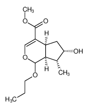 methyl (4aS,6S,7R,7aS)-6-hydroxy-7-methyl-1-propoxy-1,4a,5,6,7,7a-hexahydrocyclopenta[c]pyran-4-carboxylate_392687-50-2