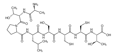 L-alanyl-L-threonyl-L-prolyl-L-leucyl-L-seryl-L-cysteinyl-L-cysteinyl-L-threonine_392693-31-1