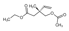 (R)-3-Acetoxymethyl-3-methyl-pent-4-enoic acid ethyl ester_392699-16-0