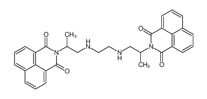 2,2'-((ethane-1,2-diylbis(azanediyl))bis(propane-1,2-diyl))bis(1H-benzo[de]isoquinoline-1,3(2H)-dione)_392711-02-3