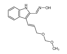3-[3-(methoxymethyloxy)prop-1-en-1-yl]indole-2-carbaldehyde oxime_392716-27-7