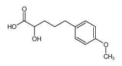2-hydroxy-5-(4-methoxyphenyl)pentanoic acid_393057-88-0