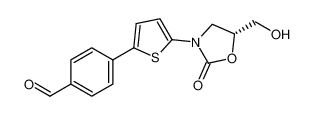 (R)-4-(5-(5-(hydroxymethyl)-2-oxooxazolidin-3-yl)thiophen-2-yl)benzaldehyde_393085-61-5