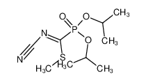 N-cyanoimido-(O,O-diisopropyl)phosphonyl S-methyl thiocarbonate_393110-24-2