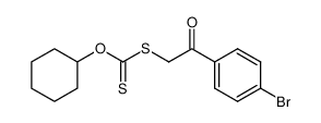 O-Cyclohexyl-S-(4-brom-phenacyl)-dithiocarbonat_3932-12-5