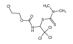 (2,2,2-Trichloro-1-dimethylthiocarbamoylsulfanyl-ethyl)-carbamic acid 2-chloro-ethyl ester_3937-05-1