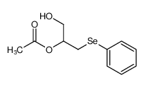 1-hydroxy-3-(phenylselanyl)propan-2-yl acetate_393794-04-2