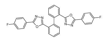 2-(4-fluorophenyl)-5-[2-[2-[5-(4-fluorophenyl)-1,3,4-oxadiazol-2-yl]phenyl]phenyl]-1,3,4-oxadiazole_393794-54-2