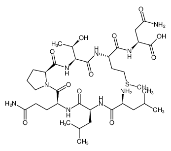 L-leucyl-L-leucyl-L-glutaminyl-L-prolyl-L-threonyl-L-methionyl-L-asparagine_393794-72-4