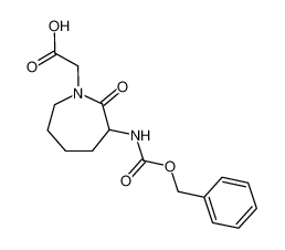 (3-Benzyloxycarbonylamino-2-oxo-azepan-1-yl)-acetic acid_393843-00-0