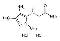 2-((4-amino-1,3-dimethyl-1H-pyrazol-5-yl)amino)acetamide dihydrochloride_394210-29-8