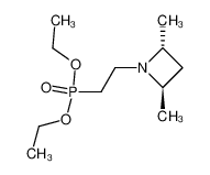 [2-((2R,4R)-2,4-Dimethyl-azetidin-1-yl)-ethyl]-phosphonic acid diethyl ester_394212-78-3