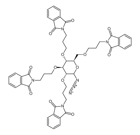 D-Glucopyranosyl azide,2,3,4,6-tetrakis-O-[3-(1,3-dihydro-1,3-dioxo-2H-isoindol-2-yl)propyl]-_394245-86-4