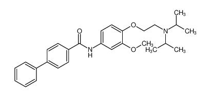 N-(4-(2-(diisopropylamino)ethoxy)-3-methoxyphenyl)-[1,1'-biphenyl]-4-carboxamide_394248-93-2
