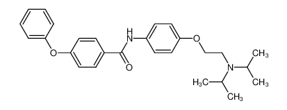 N-[4-(2-diisopropylamino-ethoxy)-phenyl]-4-phenoxy-benzamide_394249-03-7
