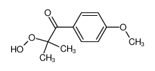 α-Hydroperoxy-p-methoxyisobutyrophenon_3944-84-1