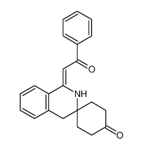 (Z)-1'-(2-oxo-2-phenylethylidene)-1',4'-dihydro-2'H-spiro[cyclohexane-1,3'-isoquinolin]-4-one_394647-69-9