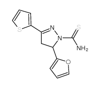 3-(furan-2-yl)-5-thiophen-2-yl-3,4-dihydropyrazole-2-carbothioamide_394682-37-2
