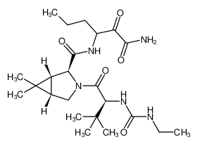 (1R,2S,5S)-N-(1-amino-1,2-dioxohexan-3-yl)-3-((S)-2-(3-ethylureido)-3,3-dimethylbutanoyl)-6,6-dimethyl-3-azabicyclo[3.1.0]hexane-2-carboxamide CAS:394724-07-3 manufacturer & supplier