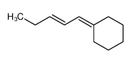 ((E)-Pent-2-enylidene)-cyclohexane_39491-63-9
