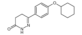 6-(4-cyclohexyloxy-phenyl)-4,5-dihydro-2H-pyridazin-3-one_39496-63-4