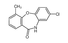 8-chloro-4-methyl-10H-dibenzo[b,f][1,4]oxazepin-11-one_3950-77-4