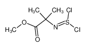 methyl 2-((dichloro-l4-sulfaneylidene)amino)-2-methylpropanoate_39500-87-3
