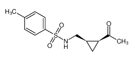 rel-N-(((1R,2S)-2-acetylcyclopropyl)methyl)-4-methylbenzenesulfonamide_395074-27-8